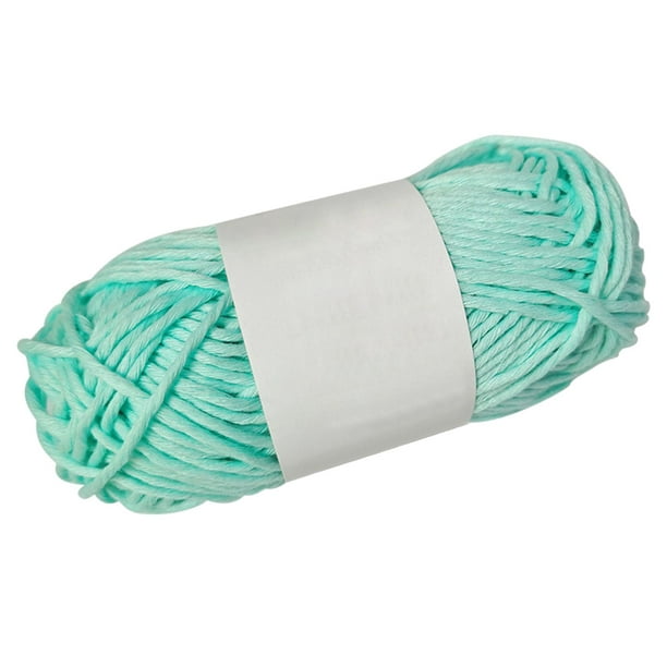 Bunblic Luminous Chunky Yarn, 50g Polyester 2mm Knitting Crochet Thread Yarn, Creative Glowing Yarn For Knitting Crochet Gloves Scarf Hat Blue Blue