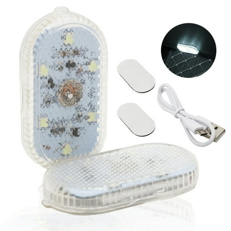 

Pack of 2 ABS Automobile Portable Internal LED Battery Operated Dustproof Sealing 5V Touch Sensor Lamp