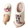 thumbnail image 3 of Pantoufles d'Hiver pour Femmes Adultes Pantoufles Confortables Pantoufles d'Intérieur pour Femmes Pantoufles Douillettes Chaussures d'Intérieur Pantoufles d'Hiver Douillettes pour Femmes, 3 of 9
