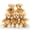 brown-bear, variant on MorisMos 9.8in Light Brown Teddy Bear Stuffed Animals, 5-Pack Matching Bear Plush Set with Brown Satin Bows