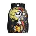 thumbnail image 1 of Goofa The Nightmare Before Christmas Pattern Large Capacity Backpack – Padded Laptop Compartment, Ergonomic Design for School, Work, Travel, and Outdoor Activities, 1 of 8