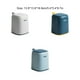 thumbnail image 4 of Bote de basura elegante Advancent con mango de silicona blanco, 4 of 6