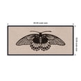 thumbnail image 5 of Kate and Laurel Framed Canvas Wall Art Print Vlinder 1901 05 04 Julie de Graag on Neutral Linen Panel by Nostalgia Prints, 40 x 18 Sylvie Beaded Black Frame, Vintage, Animal Art for Wall Decor, 5 of 8