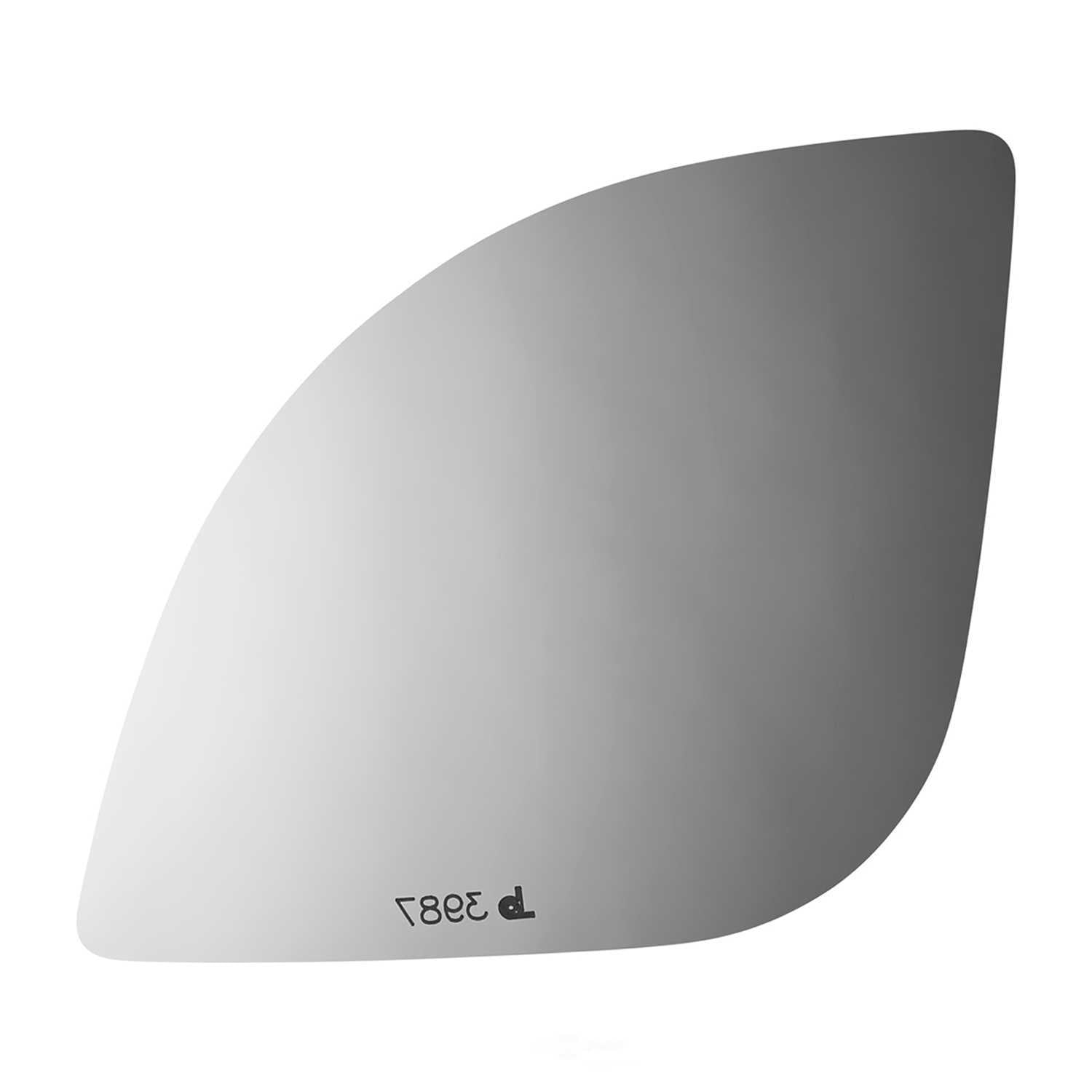 Burco Side View Mirror Replacement Glass - Clear Glass - 3987