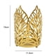 thumbnail image 5 of Candelabros elegantes, porta velas LED para velas votivas, huecos dorado, 5 of 6