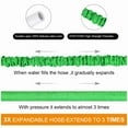 thumbnail image 4 of 10PCS Garden Hose, 100ft Magic Lightweight Expandable Garden Hose with Water Hose Quick Connector, Extra Strength Fabric Protection Hose for All Your Watering Needs (Green), 4 of 7