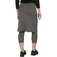 thumbnail image 5 of Fgnfyis Womens Tennis Skirt with Built in Capri Leggings Pockets Knee Length Skorts Skirts for Hiking Sports Athletic Skirts Women Grey XL, 5 of 8