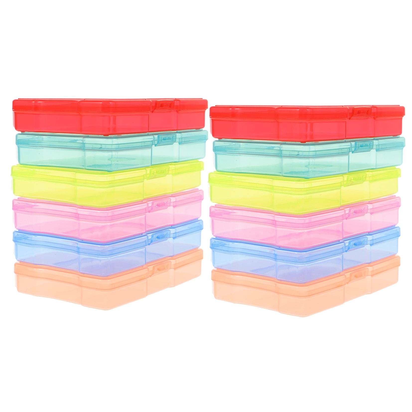 UPOUART 2 Sets Photo Container for Photos and Cards 6.68X4.72X1.22In