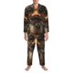 thumbnail image 3 of Fotbe Vintage Gentleman Duck Pijama de Hombre con Estampado de Manga Larga, Conjunto de 2 Piezas, Ropa de Dormir Suave y Cómoda con Bolsillos-XX-Large, 3 of 7