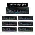 thumbnail image 4 of Car Radio Audio 1din Bluetooth Stereo MP3 Player FM Receiver 60Wx4 With Colorful Lights AUX/USB/TF Card In Dash Kit ,Easy to Use, 4 of 6