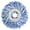 Blue and White, variant on YAHHU Spinning Mops Head Microfiber Refill Magic Rotating 360° Mop for Cleaning Hardwood Floors (Green White), 9.06 inches / 23 cm Length, 1 Count