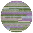 thumbnail image 2 of Addison Rugs Chantille Indoor/Outdoor Transitional Stripes Cactus Washable Round Rug, 8' x 8', 2 of 6