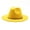 Yellow, variant on Hats Western Cowboy For Women Classic Roll Up Buckle Belt Women Retro Wide Brim Cowboy Hat