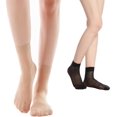 thumbnail image 2 of Lot de 10 Chaussettes en Nylon pour Femmes, Cheville Haute, Collants Transparents, 2 of 4