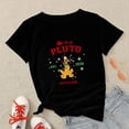 thumbnail image 1 of Camiseta con estampado de Disney para mujer, ropa de Navidad, blusa básica de manga corta negra, regalo de Navidad, 2023, 1 of 5