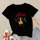 thumbnail image 1 of Disney-Blusa de Mickey Mouse para Mujer, Ropa de estética navideña, manga corta, moda española negra, camisetas Harajuku de Navidad, 2022, 1 of 5