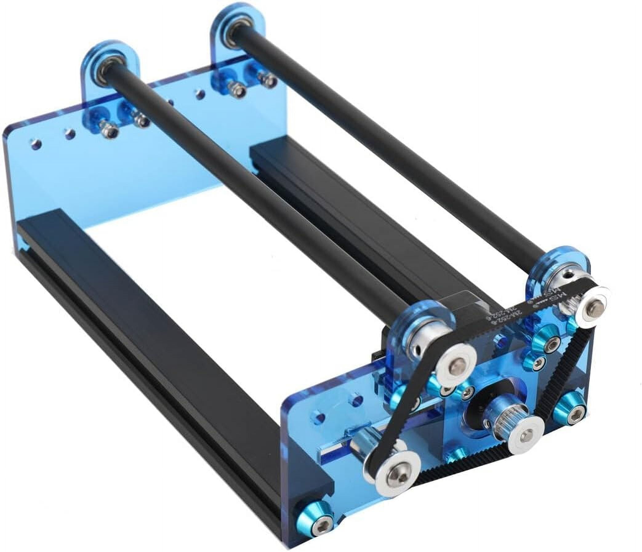 COYWEH Laser Rotary Y-axis Roller, Laser Engraver Rotary Attachment for Engraving Cutting Cylindrical Objects Cans