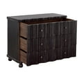 thumbnail image 4 of Treasure Trove Anahi 3-Drawer Solid Wood Chest in Weathered Black, 4 of 6