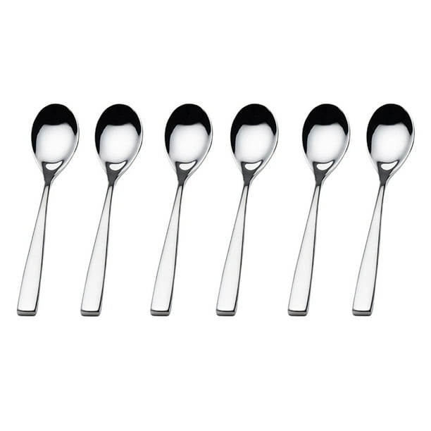 cucharas creativas de acero inoxidable 304 para café, postre, sopa y otras bebidas.