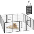 thumbnail image 1 of PawHut Dog Playpen, 16 Panels Dog Fence w/ Straps, 39" H, for Large Dogs, 1 of 10
