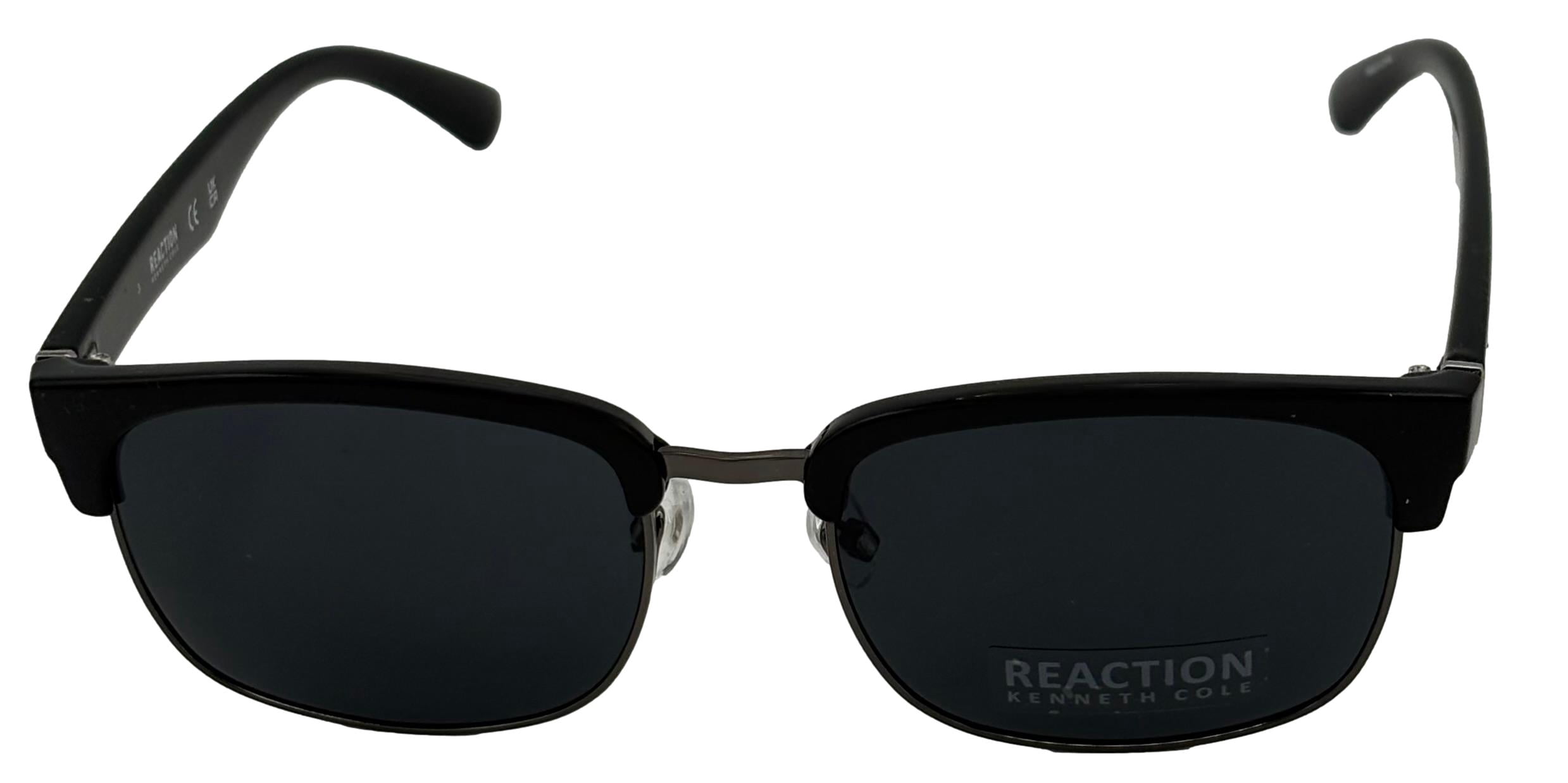 Kenneth Cole Reaction KC1433 Sport Golf Sunglass, Gloss Black Frame/Smoke Lens -