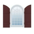 thumbnail image 3 of 14"W x 73"H (66" Low Side) Lifetime Vinyl, Standard Four Board Joined w/ Archtop, Board-n-Batten Shutters, w/Installation Shutter-Lok's & Matching Screws (Per Pair), Federal Brown, 3 of 8