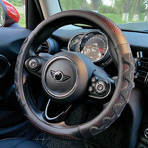 Car Steering Wheel Cover Auto Texture Anti-Slip Car Elastic Silicone 32-40cmL xl 