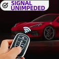 thumbnail image 4 of for Honda Key Fob Cover Soft TPU with Leather Keychain 360 Degree Protection Key Case Shell Holder Fits for 2022 2023 2024 Honda Accord Civic CR-V HR-V Pilot Odyssey smart Remote Key, 4 of 7