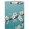 thumbnail image 2 of FMSHPON Cherry Blossom Clipboard Hardboard Wood Nursing Clip Board and Pull for Standard A4 Letter 13x9 inches, 2 of 7