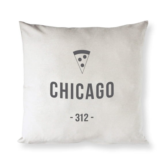 Chicago Cotton Canvas Pillow Cover