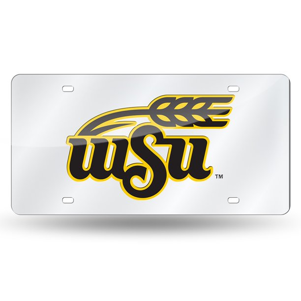 Wichita State Shockers NCAA Laser Cut License Plate Tag