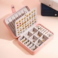 thumbnail image 3 of Jewellery Box Jewelry Storage Case Multi-purpose Earrings Necklaces Rings Organizer Household Portable Travelling Box, 3 of 7