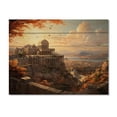 thumbnail image 3 of Designart "Dreams of the Greek Emperor III" Greece Print on Natural Pine Wood, 3 of 5