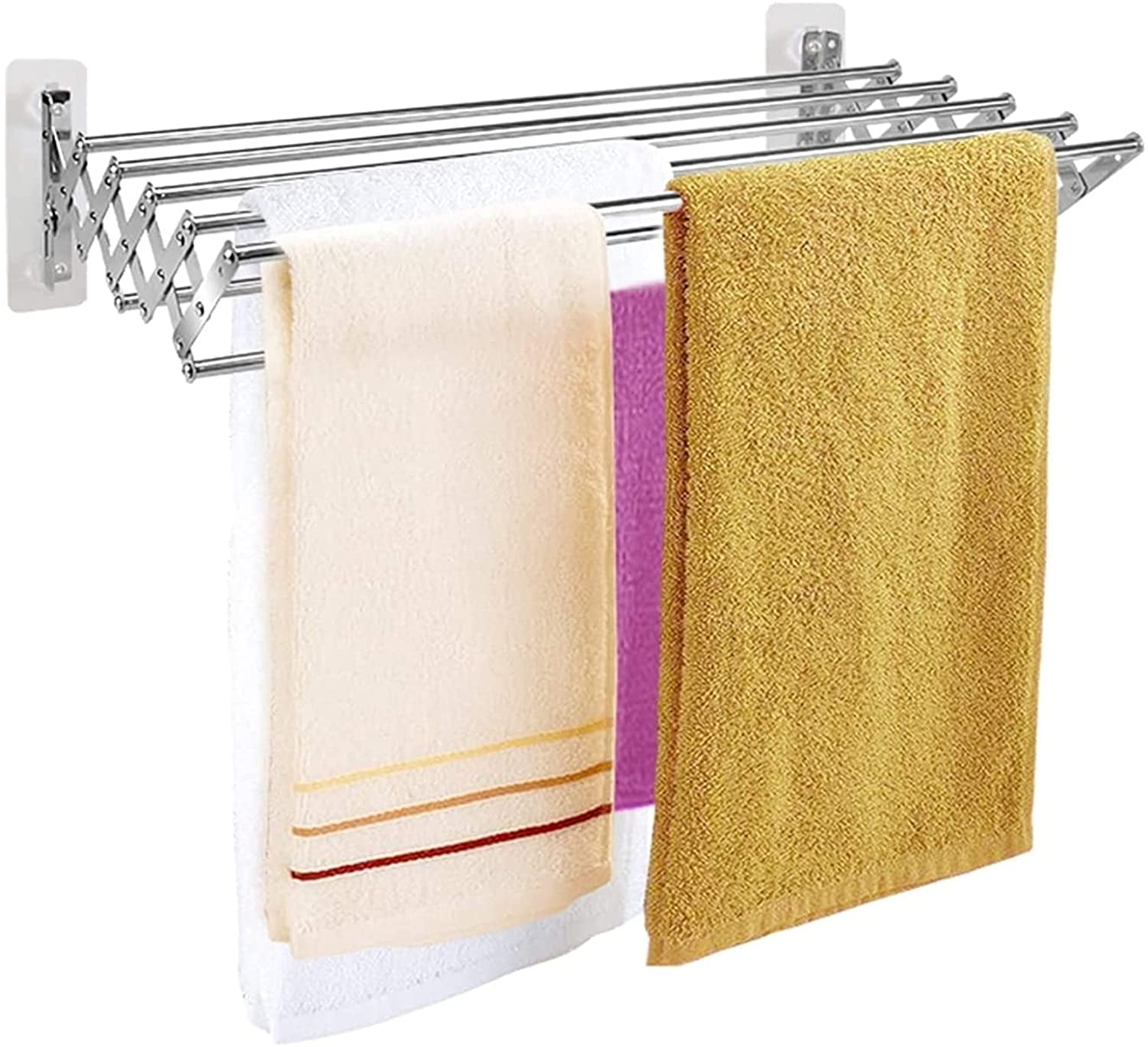Wall Mount Drying Clothes Rack Wall Mount Telescopic Folding Drying