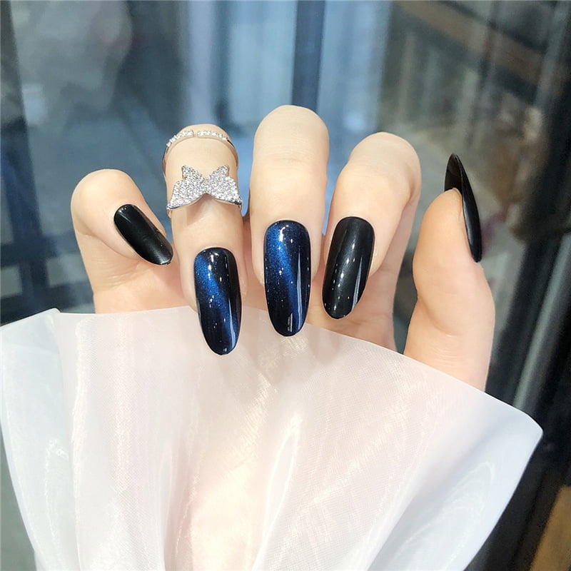 Black and blue nails - The Best Images | BestArtNails.com