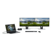 Dell Dual USB-C Thunderbolt Dock TB18DC - Docking station - USB-C / Thunderbolt 3 - VGA, HDMI, DP, Mini DP, Thunderbolt - GigE - 210 Watt - for Precision 7530, 7730