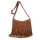 thumbnail image 1 of Bolso de hombro para mujer, bolso bandolera con borlas pequeñas, bolso bandolera retro, 1 of 5