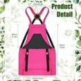 thumbnail image 4 of Cross Back Gardening Apron With Deep Kangaroo Release Pockets,Gardening Apron with Pockets for Women & Men, 4 of 8