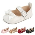 thumbnail image 4 of Otqutp Baby Casual&nbsp;Shoes&nbsp;Spring And Summer Children Baby Toddler Shoes Girl Princess Shoes Flat Bottom Light Buckle Cute Bow Shoes, 4 of 9