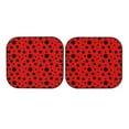 thumbnail image 7 of Goofa Ladybug Pattern Pattern 2 Piece Car Windshield Sun Shade Foldable | Front Windshield Shade for Sun, Heat and UV Rays | Sunshade for Car Front Window-Small, 7 of 7