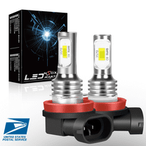 H11 LED Headlight Kit 6000K White Bulbs Low Beam for Toyota Camry 2007-2017 2PC