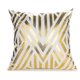 thumbnail image 1 of 2pcs 18inch White And Gold Pillow Covers Decorative Gold Pillow Covers, Modern Velvet Pillowcase, 1 of 2