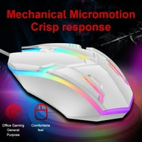Hnjugfe Gaming Mouse, White, Single Piece