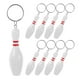 thumbnail image 1 of 9 llaveros de bolos, elegante llavero de coche, exquisito llavero decorativo, pequeño regalo para hombres y mujeres., 1 of 6