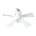 thumbnail image 1 of Ventilador de techo con luz Velocidades de viento ajustables Enchufe regulable Luz de ventilador Base E27, 1 of 8