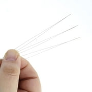 The Beadsmith Big Eye Beading Needles, 5 inches, 4 per Card, Sharp Points, Use for General Sewing, Weaving and Embroidery, Very Easy to Thread