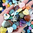thumbnail image 4 of Heart Shaped Stones, 20 PCS Healing Crystals Natural Polished Love Chakra Gemstones, 0.8" Pocket Worry Palm Stones Bulk Spiritual Set, for Meditation Yoga Reiki Energy Healing Decor Spiritual Gifts, 4 of 7