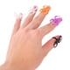 thumbnail image 4 of 50 Pcs Halloween Accessory Includes 20 Pcs Fake Nails Halloween Witch Finger and 30 Pcs Plastic Spider Skull Bat Ring for Kids Adults Party Favors Birthday Novelty Toys (Mixed Color), 4 of 6