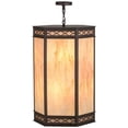 thumbnail image 5 of Meyda 157381 24 in. Estancia Pendant, Mhbrz, Silver Mica & Nat Horn Acrylic, 5 of 5