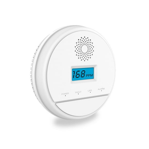 mmirethe Carbon Sensor High Sensitive Wireless CO Alarms Digital Warning Warning Alarm Detector for Home